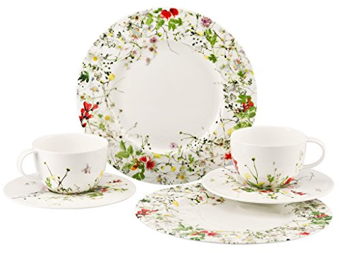 Rosenthal Brillance Fleurs Sauvages Set 6tlg. Fahne