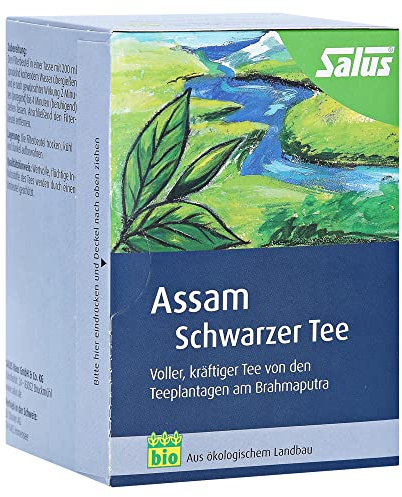 Assam Schwarzer Tee bio Salus Filterbeutel