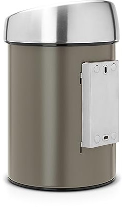 Brabantia Touch Bin 3 L mit Kunststoffeinsatz/Platinum
