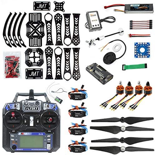 QWinOut SELBERMACHEN RC-Drohne Quadrokopter X4M360L Rahmen Kit: GPS + APM 2.8 Flugkontrolle + Bürstenloser Motor + Bürstenloses ESC + Lipo Akku