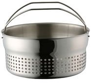 Thomas Pastaeinsatz/Topf 24 ROS Genio Metall beschichtet