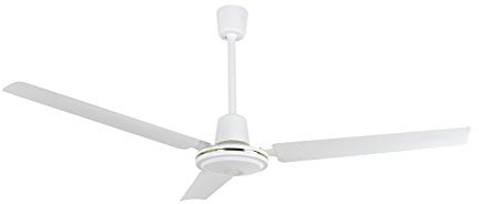 Orbegozo CF 85120 Ventilador de techo con 5 velocidades, Interruptor de pared, 3 palas, 120 cm diámetro, 70 W, Blanco