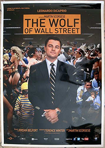 Iloveprint - The Wolf of Wall Street – Leonardo di Caprio – Original-Poster 100 x 70 cm (Wohnzimmer)