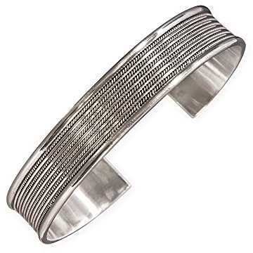 Fly Style Armreif aus 925 Sterling Silber - Wikinger Armspange - Viking Schmuck