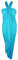 World of Shawls 100% Cotton Plain Sarong (Turquoise)