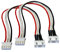 2x Stück JST-XH Premium 3S 4Pin 30cm Balancerkabel Balancer Kabel Verlängerung Ladekabel XH Stecker auf Buchse 24AWG Adapterkabel für Lipo Akku Modellbau