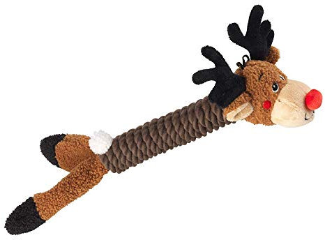 House of Paws Hundespielzeug Rentier Rope Thrower, 200 g