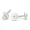 Spenglerschrauben Weiss A2 Edelstahl V2A 15mm Dichtung Torx 20 farbige Spenglerschraube - Reinweiß - RAL 9010 (25, 4,5 x 25 mm)