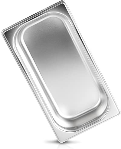 jokobela GN-Behälter 1/3 65 mm aus Premium-Edelstahl Maße: 325 x 176 x 65 | (2,5 L Fassungsvermögen) mm - Gastronormbehälter ideal für Garen mit Chafing Dish oder Bain Marie (0,6 mm dick)
