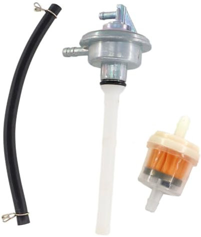 HURI Robinet d'essence sous pression - Filtre à essence pour Aprilia SR 50 Rally Scarabeo 50, Piaggio Sfera, Peugeot Speedfight, Vespa ET2 ET4, Aerox MBK Nitro Neos Scooter