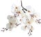 PRTECY Künstliche Magnolienblumen, 20 Köpfe, echte Magnolienstrauß mit grünen Blättern, Magnolie, Blumenarrangement für Hochzeit, Zuhause, Tischdekoration, Foto-Requisiten, 2 Stück