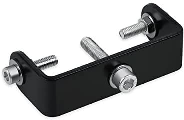 SCSpecial gepäckträger Adapter Befestigung fahrradadapter Halterung Rear Rack Adapter u-Plate (schwarz)