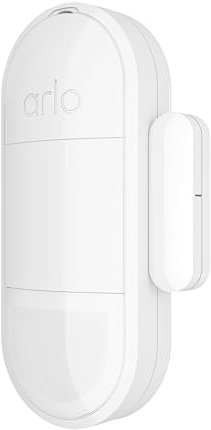 Arlo MS1001 Capteur Tout-en-Un avec 8 Fonctions pour système de sécurité Domestique, Alarme Anti-effraction, détecteur de fumée et détecteur de CO2, détecteur de Fuite d'eau, capteur de Porte, 1