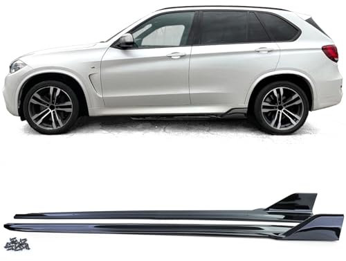 Aufsatz Seitenschweller Schwarz Glanz passt für BMW X5 F15 13-18
