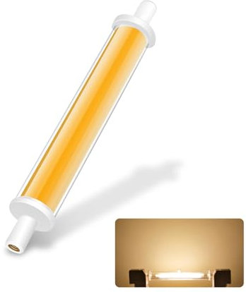r7s led 118mm lamp, Warm White 2700K, dimmbar birne, 7.7w,AC220V, 850lm