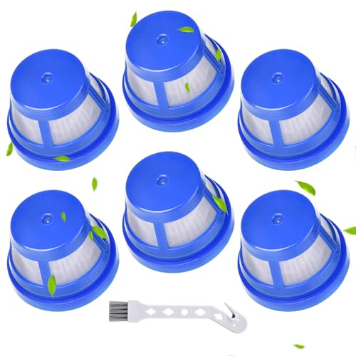 6 Stück Hepa Filter für Eufy HomeVac H11/H11 Pure/H20 Handstaubsauger