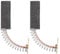 Tiardey 2 uds cepillos de carbón para lavadoras cepillos de carbón para Motor 5x12,5x36mm para Bosch Siemens Constructa y Neff