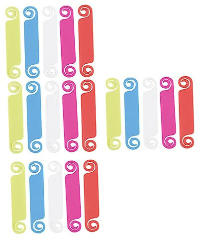 DOITOOL 100piezas Etiquetas De Gestión De Cables Para Teléfonos y Ordenadores Etiquetas Cables Usb y Computadora