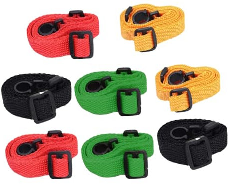 HEMOTON 8 Pezzi Tracolla Per Ukulele Cintura Dello Strumento Agganciare Il Cinturino Dell'ukulele a Per Fornitura a Corda Dell' All'aperto Cinghia Nylon