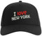 Lauthings I Love New York City USA Baseball Cap Bestickte Herren Mütze Unisex Sport Schwarz, Schwarz , Einheitsgröße