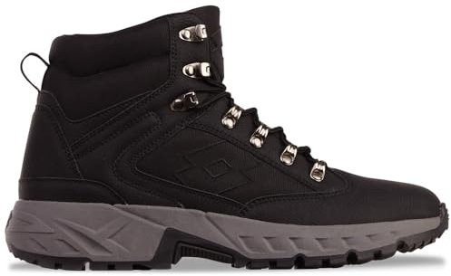 Lotto Unisex WOODLARK MID Halblange Stiefel, Black, 47 EU