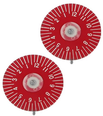 RORPOIR 2 Stück Mechanischer Wecker Zubehör Uhrwerk Uhrmechanismus Uhr Wecker Scheibe Ersatz Reparatur Hohes Drehmoment Uhr Wecker Scheibe Uhr Wecker Scheibe Zum