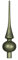 Kaemingk Christbaumspitze Glas 26cm hoch D=6cm Weihnachtsbaumspitze matt - Christbaumschmuck & Weihnachtsbaumschmuck - Rosmarin