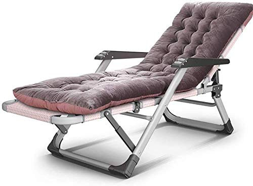 Sonnenliege, Gartenstühle, faltbarer Liegestuhl, Schwerkraftstühle, klappbare Liegestühle mit dickem Kissen, übergroße gepolsterte Strandliegen für den Außenbereich, schöne Landschaft innovate