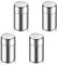 Lubsmuns Mini-Salzstreuer-Set, 4 Stück, 5 ml, Edelstahl, Salz- und Pfefferstreuer, kleine Salz- und Pfefferstreuer, Spender für Restaurants, Camping und Grillen im Freien