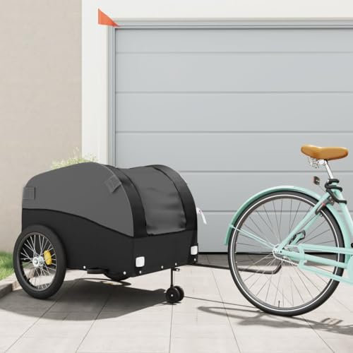 Furniture Select Fahrradanhänger schwarz 45 kg Eisen