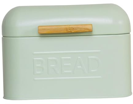 Sharplace Contenitore per Il Pane, Contenitore per Il Pane, Contenitore Multiuso per Il Pane retrò, Contenitore per Il Pane, Verde Chiaro