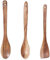 3 Stück Kochlöffel Holz Holzspatel Set, Holzkochlöffel Waschbar, Holz Kochlöffel, 30cm Langer Griff Holzlöffel Hitzebeständiger Kochlöffel Aus Holz Zum Rühren in Der Küche, Zum Kochen Im Restaurant