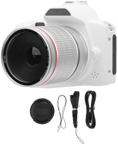 4K Digitalkamera für Fotografie, 64 MP Vlogging Kamera für YouTube, 16 Fach Zoom, Kompakte Digitalkamera, Reisekamera mit 3 Zoll IPS Bildschirm, 120° Weitwinkel, Anti Verwacklung
