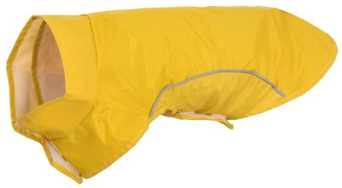 vidaXL Hunde Regenmantel mit Reflexstreifen Polyester Gelb M