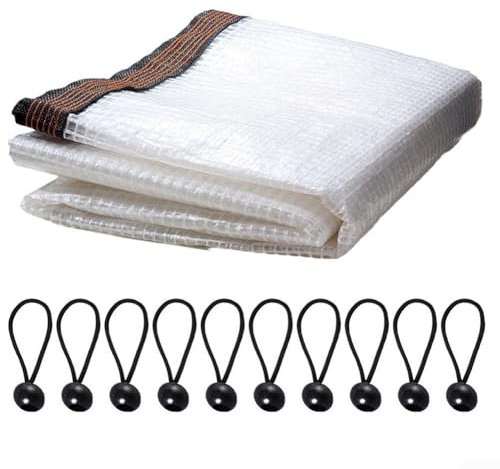 Bâche transparente multifonction pour jardin et serre - Bâche imperméable (2 x 3 m)