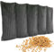 Amilian Körnerkissen 55x20 cm mit 100% Kirschkernen – Wärmekissen & Kältekissen für Mikrowelle, Backofen & Gefrierfach – ideal für Rücken, Schulter, Bauch & Nacken - Nebelklang