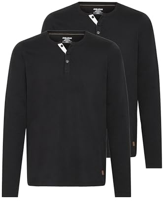 Blend BHHollie Herren Longsleeve Langarmshirt Shirt 2er Pack