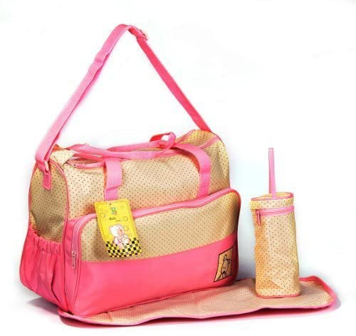 Baby Kinder Wickeltasche Windeltasche Kindertasche Tasche Reisetasche (Rosa 3)