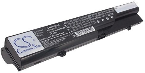 CS-HPF420HB Batterie pour Ordinateur Portable 6600mAh Compatible avec [Compaq] 320, 321, 325, 326, 420, 421, 620, 621, pour [HP] 420, 425, 4320t, 620, 625, ProBook 4320s, ProBook 4321s, 4325s, 4326s