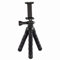 Hama Flex Ministativ 1/4 Zoll Arbeitshoehe=7-14cm Schwarz Fuer Smartphones und GoPro, 00004609, 14 cm