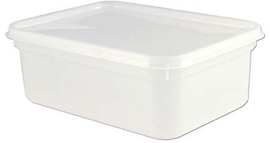 ACME Lot de 10 boîtes à crème glacée de qualité alimentaire avec couvercles, 2 litres