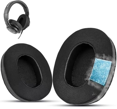 Almohadillas de Gel refrigerante para los oídos, Almohadillas de Repuesto para los oídos de Sony MDR-7506, Auriculares Suaves, compatibles con Sony MDR7506, MDR-V6 y MDR-V7, Espuma viscoelástica
