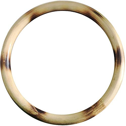 G-LIKE Wing Chun Rattan Ring - Traditionelle Chinesische Kampfkunst Wing Tsun Kung Fu Tai Chi Trainingsring Natürliches Holz Krafttraining Fitness für Hände – Innendurchmesser 21,5cm (Brandmuster)