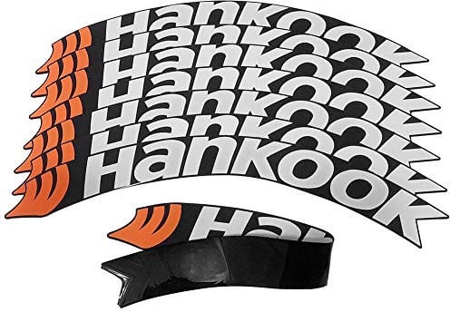 Dequate reifenaufkleber Auto - 8X Reifensticker, wasserdicht Reifenaufkleber Set, reifenbeschriftung Aufkleber Universal für Automative Motorrad