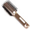 Doppelseitige Bürstenbürste, antistatischer Friseurkamm, Nylon-Haar-Gesichts-Styling, Volumengebung, Haarstyling, Trockenstyling-Werkzeuge, professionelles Profi-Set für Damen und Herren Gold