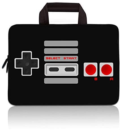 11 11.6 12 12.1 12.5 Inch Laptop Carrying Bag Case Notebook Ultrabook Bag Tablet Cover Neoprene Sleeve Briefcase Bag Compatible with Samsung Google Acer HP DELL(Games)