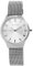 Just Watch Damen-Uhr Edelstahl Meshband Magnetverschluss Analog Quarz JW10141 (silberfarbig)
