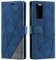 Vankii Kompatibel mit Oppo Reno 6 Pro 5G Hülle, Flip Wallet Handyhülle PU Leder Brieftasche Tasche Case Stoßfeste Schutzhülle [Kartenschlitzen] [Magnetverschluss] [Standfunktion] (Blau)