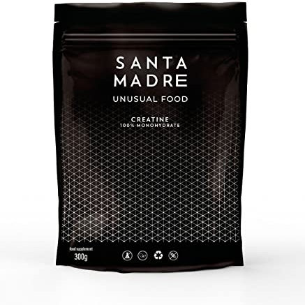 SANTA MADRE | PURE CREATINE MONOHYDRATE | Sabor neutral | Bebida Creatina | Aumenta el rendimiento en deportes de fuerza | Complemento deportivo | Aumento de fuerza y masa muscular (300)