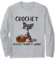 Häkeln Weil Mord falsch ist Katze gehäkelt Langarmshirt
